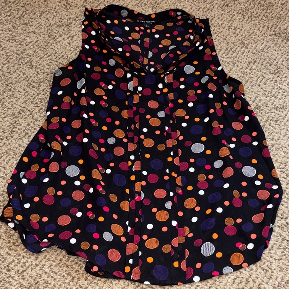 41 Hawthorn Tops - 41 Hawthorn StitchFix Multicolor Polka Dot Blouse Small